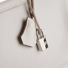 Hermes Birkin 30 Gris Perle Stamp P Square (2012)