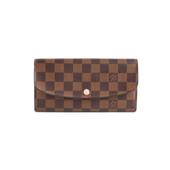 Louis Vuitton Emilie Long Wallet Damier Ebene