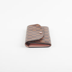 Louis Vuitton Emilie Long Wallet Damier Ebene