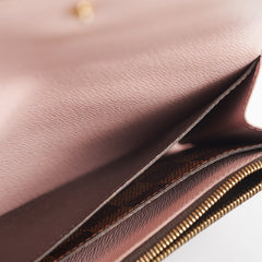 Louis Vuitton Emilie Long Wallet Damier Ebene