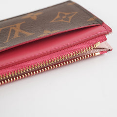 Louis Vuitton Card Holder Monogram Pink