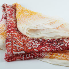 Hermes Shawl Orange/Red