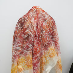 Hermes Shawl Orange/Red