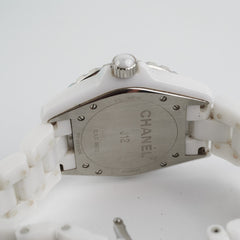 Chanel J12 White Watch 38MM Diamonds