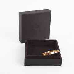 Hermes Kelly Bracelet Diamonds Rose Gold (Size SH)