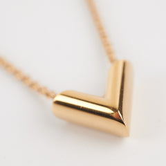 Louis Vuitton Essential V Gold Necklace