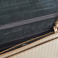 HOLD BC Dior 30 Montaigne Belt Bag With Chain Metallic Patent Gold