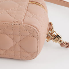 Dior Micro Lady Dior Vanity Case Rose des Vents Pink