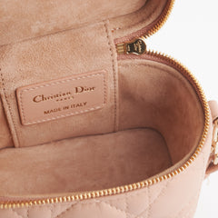 Dior Micro Lady Dior Vanity Case Rose des Vents Pink