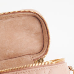 Dior Micro Lady Dior Vanity Case Rose des Vents Pink