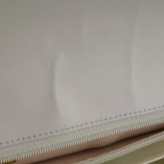 Chanel Quilted Vintage Flap White 24K Gold