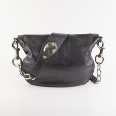 Gucci Messenger Crossbody Bag Large Black