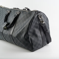 ITEM 24 - Louis Vuitton Keepall Bandouliere 45 Damier Graphite