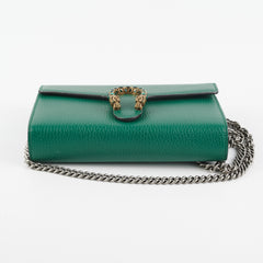 Gucci Dionysus Wallet On Chain Green