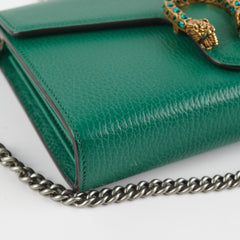 Gucci Dionysus Wallet On Chain Green