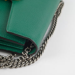Gucci Dionysus Wallet On Chain Green
