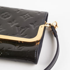 Louis Vuitton Vernis Cluch Bag Black
