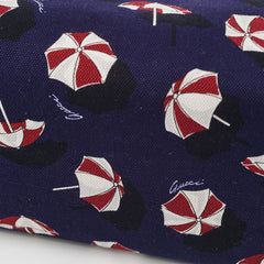 Gucci Nylon Tote Bag Umbrellas Navy Blue