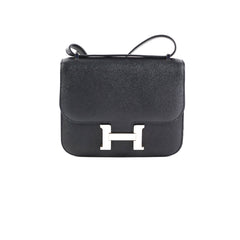 Hermes Constance 18 Epsom Black Stamp T (2015)