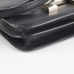 Hermes Constance 18 Epsom Black Stamp T (2015)