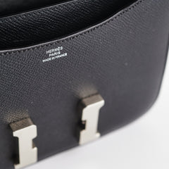 Hermes Constance 18 Epsom Black Stamp T (2015)