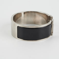 Hermes Clic Clac H Bracelet Black Size PM