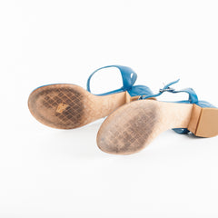 Chanel Sandals Blue (Size 39.5)