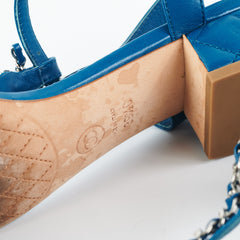 Chanel Sandals Blue (Size 39.5)