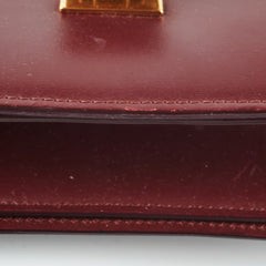 Celine Box Medium Burgundy