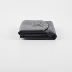 Chanel Timeless Bifold Caviar Wallet Black