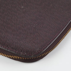 Louis Vuitton Epi Pouch Dark Purple/Brown