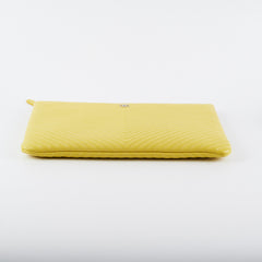Chanel Chevron O Case Yellow