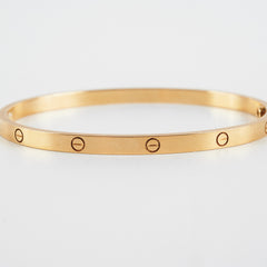 Cartier SM Love Bangle Yellow Gold 17