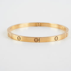 Cartier SM Love Bangle Yellow Gold 17