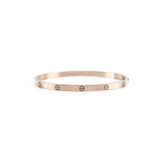 Cartier SM Love Bangle White Gold 17