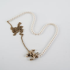 Chanel CC Pearl Necklace Costume Jewellery