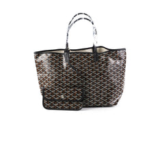 Goyard Saint Louis PM Tote Bag Black with Clip