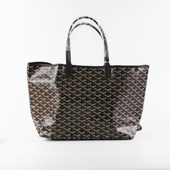 Goyard Saint Louis PM Tote Bag Black with Clip