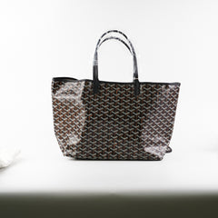 Goyard Saint Louis PM Tote Bag Black with Clip