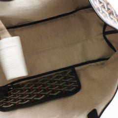 Goyard Saint Louis PM Tote Bag Black with Clip