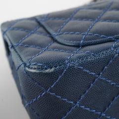 Chanel Mini Rectangular Blue Caviar