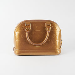 Louis Vuitton Vernis Alma BB Gold