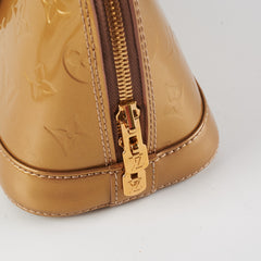 Louis Vuitton Vernis Alma BB Gold