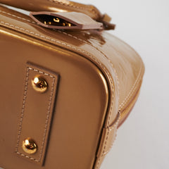 Louis Vuitton Vernis Alma BB Gold