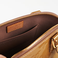 Louis Vuitton Vernis Alma BB Gold