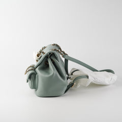 Chanel Mini Duma Backpack Grey/Blue (Microchip)