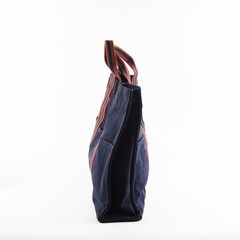 Hermes Canvas Tote Navy