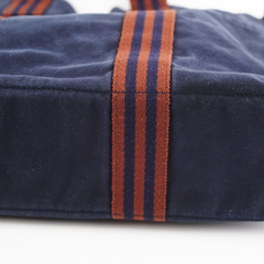 Hermes Canvas Tote Navy