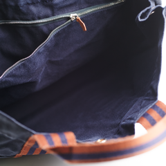 Hermes Canvas Tote Navy