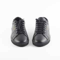 Saint Laurent Leather Sneakers Black 41